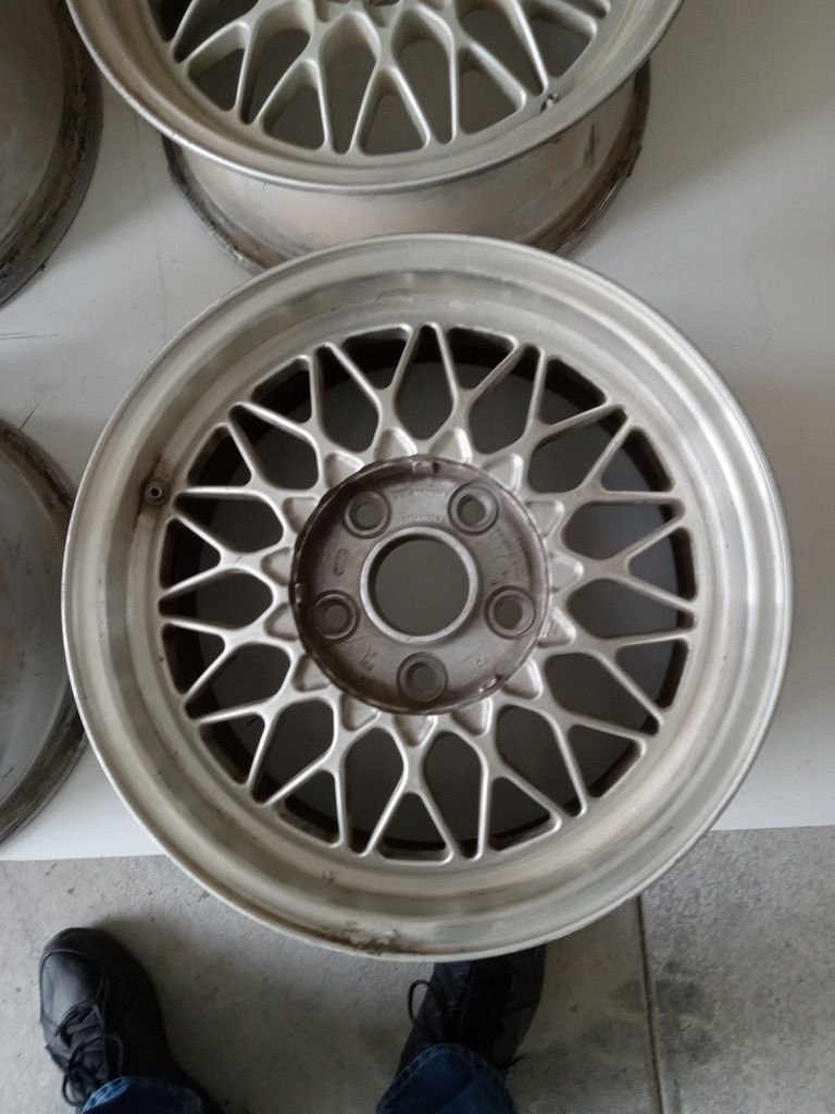 Wheels and Tires/Axles - Mazda/BBS wheels 15 x 6 1/2 - Used - 1986 to 1991 Mazda RX-7 - Iowa City, IA 52240, United States