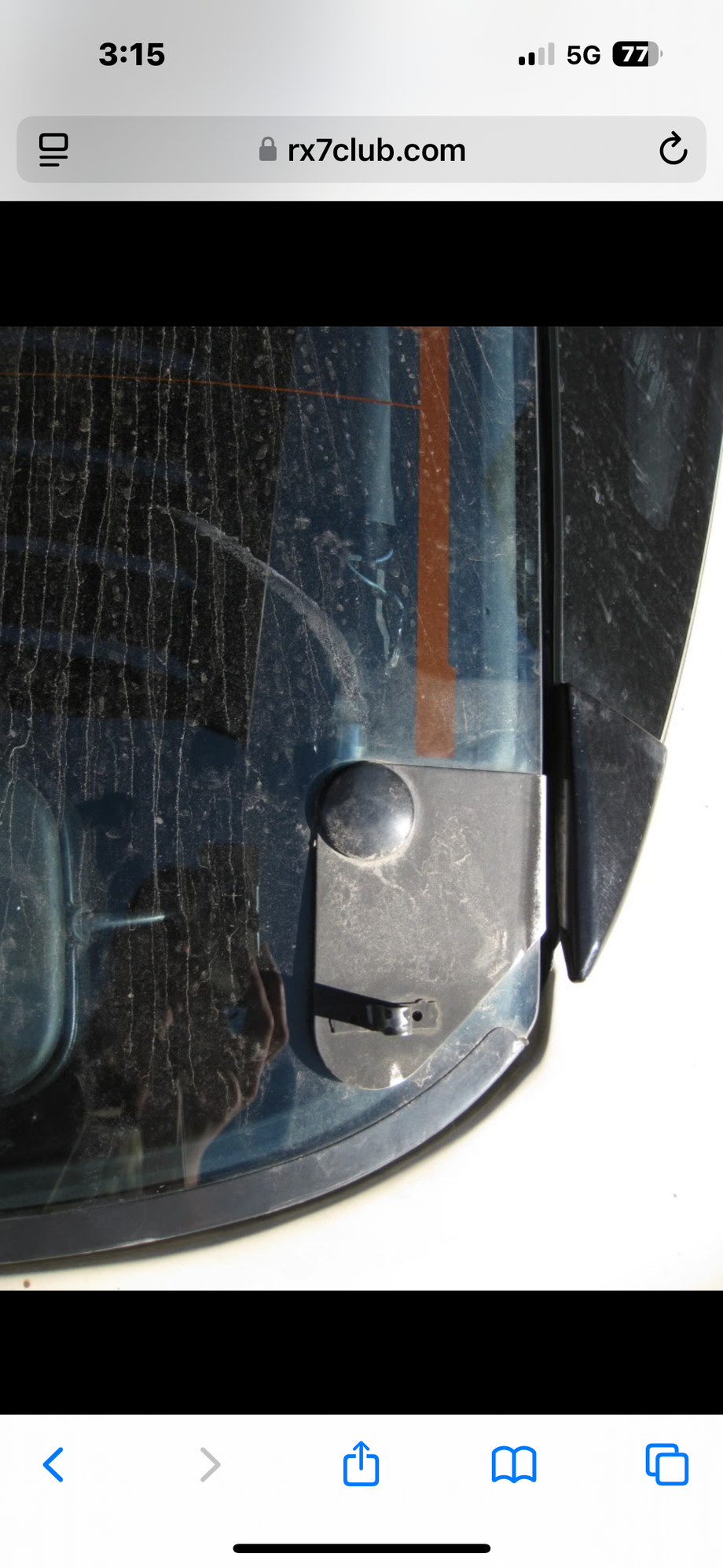 I took the nuts and the clips off. I think there is some sort of adhesive to the hardware that connects it to the glass. I took a flathead and tried to nudge it off, but it didn�t budge..