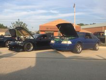 Me and my pops decided to go to a lil car show after the new coils were installed.