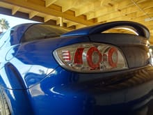 New JDM LED tails - side view, not illuminated