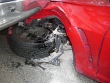 8/6/10 accident damage.  My poor Tenzo  :(