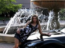 Another of my girl and the car. Her Lexus IS in the background