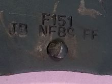 Rear brake pad damaged by mis-aligned caliper piston. Off 2005 AT.
