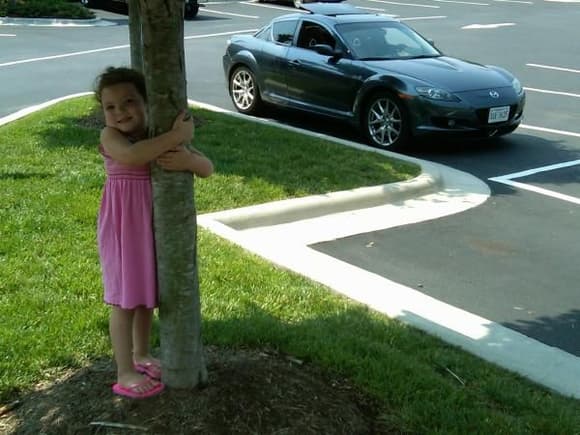 My two loves, my daughter and my RX-8