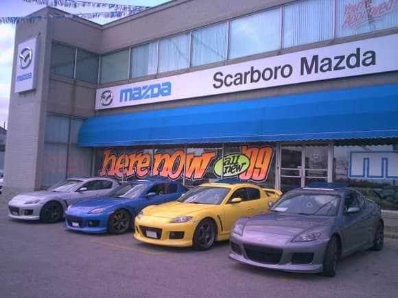 Meet @ Scarboro Mazda before the drive up