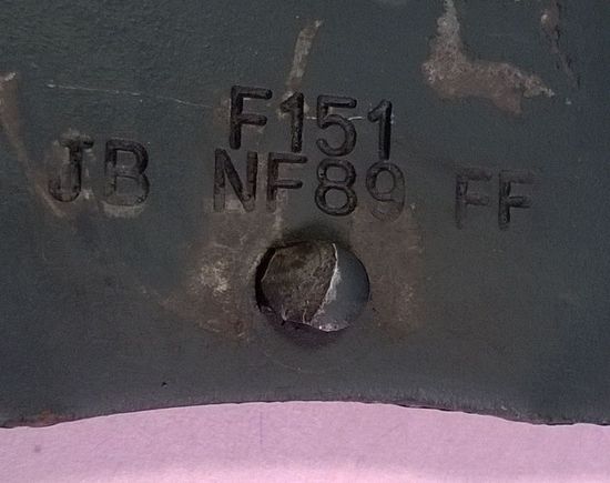Rear brake pad damaged by mis-aligned caliper piston. Off 2005 AT.