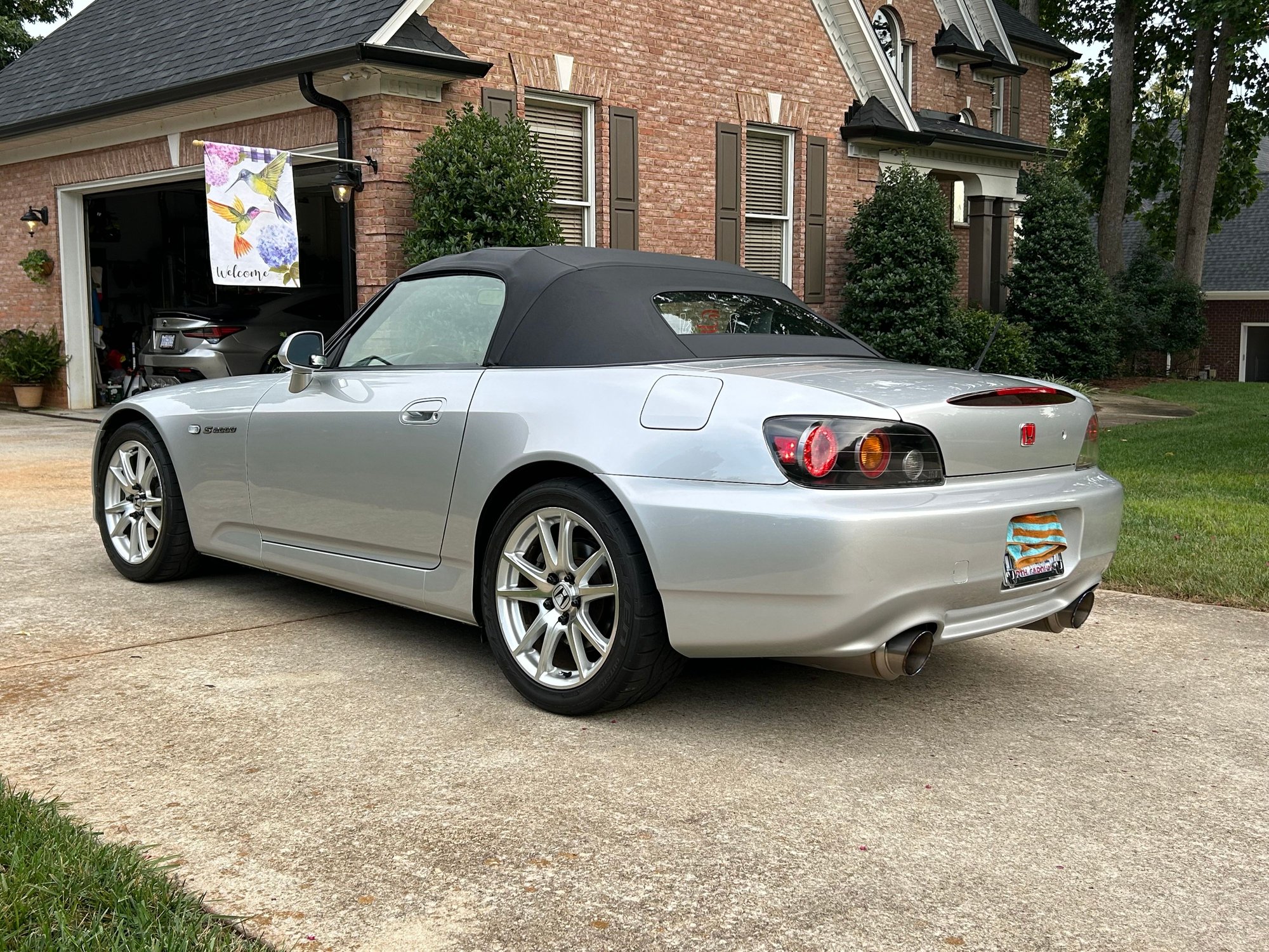 2005 Honda S2000 - NC - 2005 Sebring Silver/Red Int. Adult Driven, 63K miles, New Top, Mugen Exhaust - Used - VIN JHMAP21405S006551 - 63,300 Miles - 4 cyl - 2WD - Manual - Convertible - Silver - Belmont, NC 28012, United States