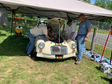 The scene when I got to Lime Rock on Saturday 