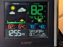 ^10-11-2025 in Trabuco Canyon CA.  It's a little warmer than I expected it to be but not bad.