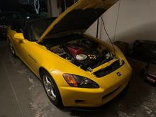 Car had 26K miles. Not immaculate by any means. Driving about 1,000 miles per year for this car isn't great but I was happy to see another S2000 in the garage so I got to work. 