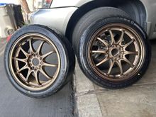 Put some Adam's graphene tire dressing on. 