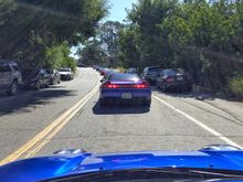 6-25-2017.  My gorgeous NSX hood while on Mulholland Drive during an NSX group drive.