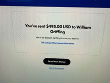 Payment send. Thank you Mr. Billman. 