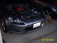 Finished product on Raj's car