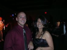 Wife and I at Christmas Party