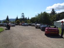 Arran II - Roadies beer tent at the Castle