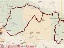 Devil's Highway 2004 GPS route