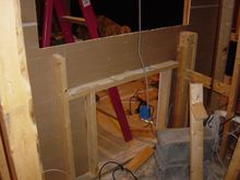 Framing for fireplace