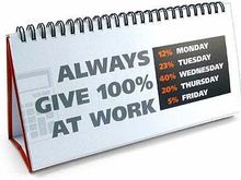 100% at work