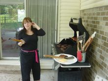 Our hostess, Penny, the chef :-)