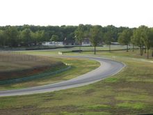 View of North Paddock and turns 5-5a from the VIR Lodge