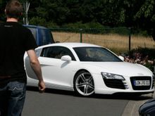 New R8 - being parked rather than driven