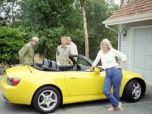 David's car, Marvin,David,Stavros &amp; Joni.jpg