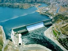Grand Coulee Dam from the air.jpg