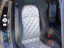 seat shot of the custom interior