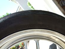 Front tire size