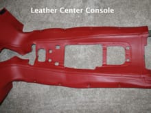 Leather Center Consol