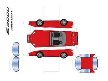 S2k papercraft easy Red