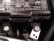 Upgraded APR fasteners fuse box