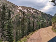 ^8-8-2023.  The Old Fall River Road in RMNP.  It's one way and goes up to the Alpine Visitor Center.

