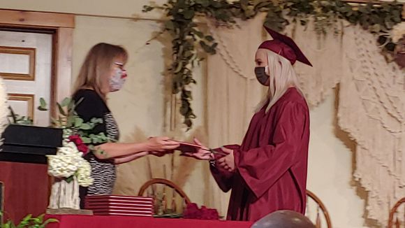 The actual moment of Graduation!