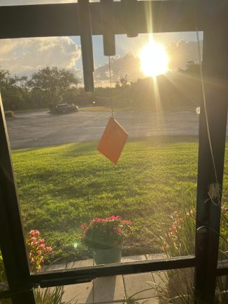 From my Dad’s lanai a few minutes ago.
