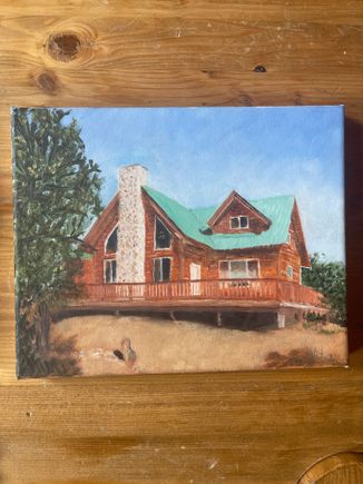 Deb, Chris says, tell Vito this will be the first painting that will be hung in the Durango home! 