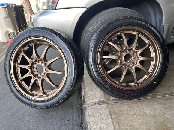 Put some Adam's graphene tire dressing on. 