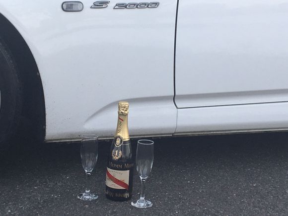 Was wondering when I would ever get around to opening this bottle? Now I know #F1 congrats Lewis!