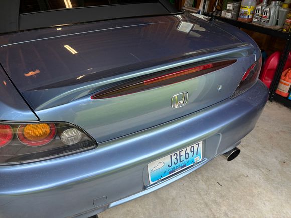 OEM lip spoiler before starting the process