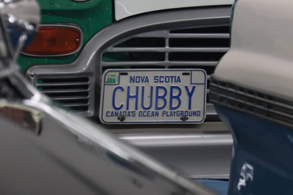 Chubby Checker....remember him?  Apparently the owner of a Checker had a sense of humor.