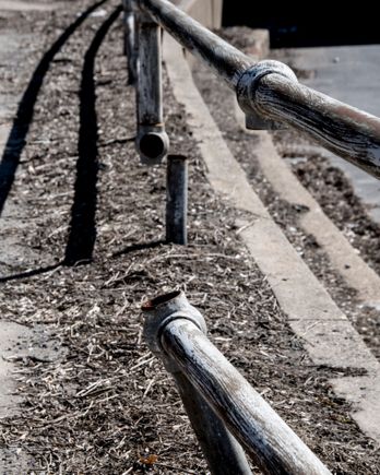 Broken Fence along the way
