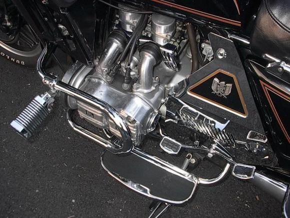 Engine left - Note - slight aluminum pitting here-n-there al
