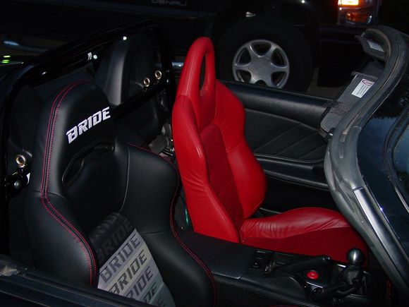 Bride and OEM Seat Comparison