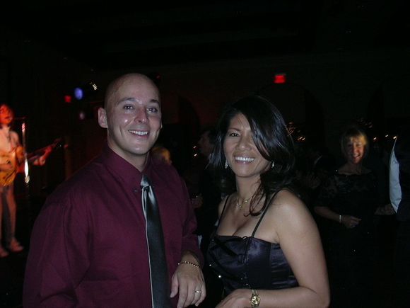 Wife and I at Christmas Party