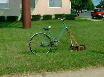 Ray's new riding mower