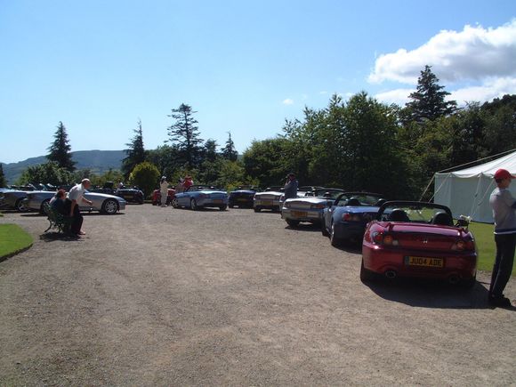 Arran II - Roadies beer tent at the Castle