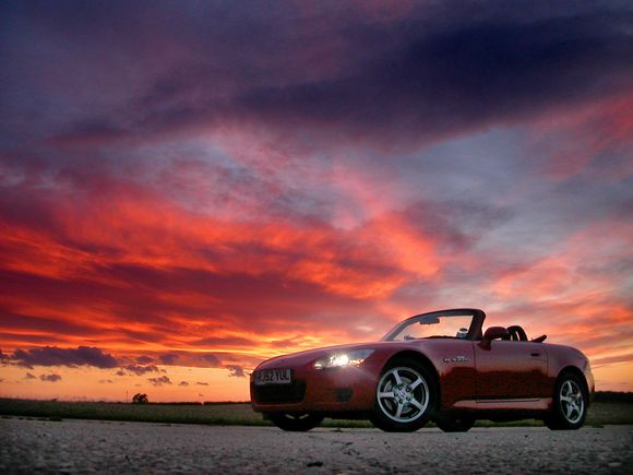 some red car.