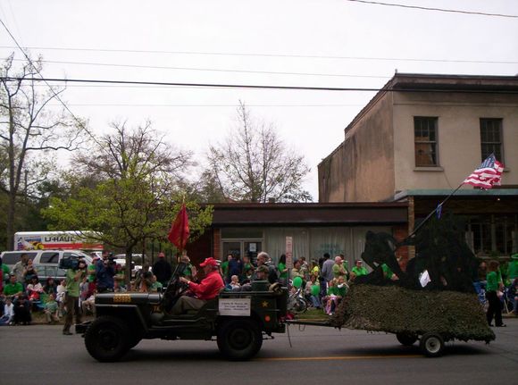 Iwo Jima float