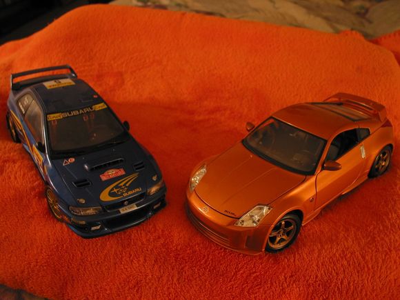 Subie 350Z models.JPG